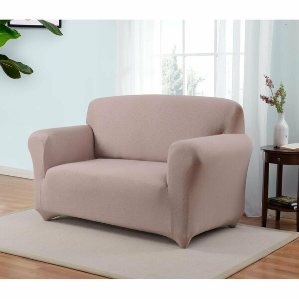 Madison Industries Kathy Ireland Ingenue Loveseat Slipcover, Beige ING-LS-BG